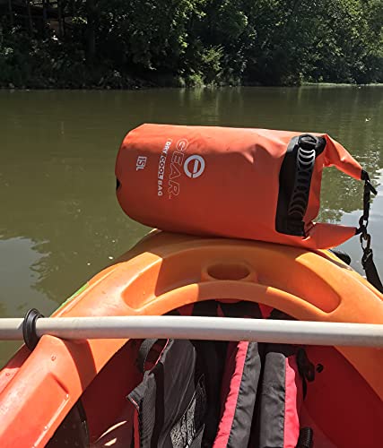 Enthusiast Gear Insulated Dry Bag Floating Cooler – 10L / 15L / 25L Roll Top, Leak Proof, Waterproof, Collapsible, with Padded Shoulder Strap - Perfect for Kayaking Fishing Beach - color: White, size: 10 Liter