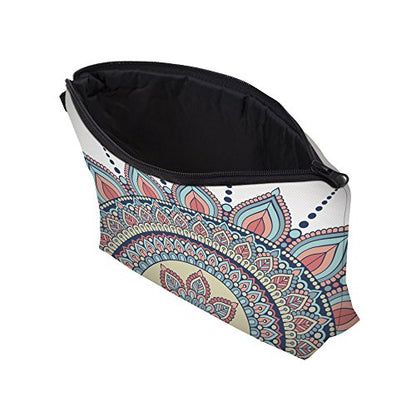 Deanfun Cosmetic Bag for Women, Mandala Flowers Waterproof Makeup Bags Roomy Toiletry Pouch Travel Accessories Gifts (50965) - color: 50965