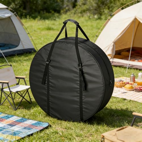 Folding Table Storage Bag, Outdoor Portable Picnic/Camp Table Bag for 28in Round Cocktail Tables, Waterproof Foldable Bistro/High Top Tables Bags- 31"L x 7.5"W x 31"H - size: 31in Folding Table Bag