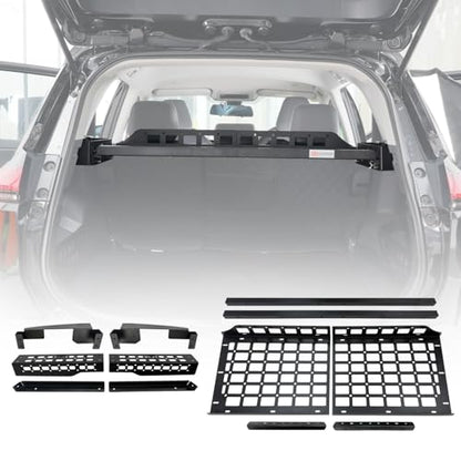 HIGH FLYING for Toyota RAV4 2026 2027 Interior Storage Molle Panel Cargo Shelf Trunk Organizer Luggage Carrier Rack Modular System Aluminum (Middle Shelf) - size: 2026 2027 Middle Shelf
