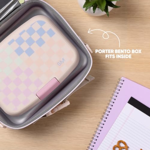 Simple Modern Hadley Lunch Box with Shoulder Strap | Kids & Adults | Insulated Bag with Pockets for Women, Men, Girls, Boys - color: Multi-color: Sherbet