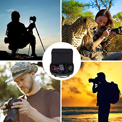 Camera Inserts Lens Padded Insert Liner DSLR SLR Protective Bag Camera Cube Roomy Case Waterproof Foldable pouch for Camera Lens Accessories Sony Canon Nikon Olympus (Black) - color: Black