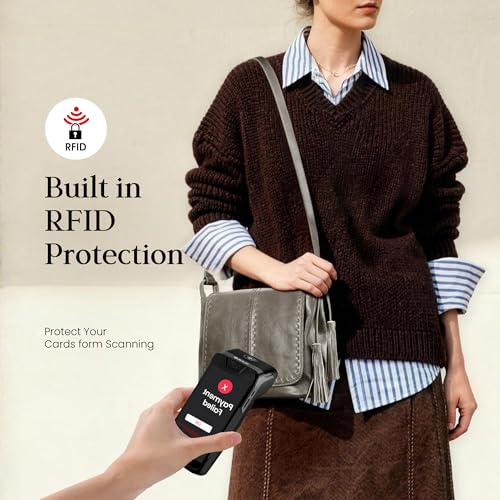 befen Vintage Leather Crossbody Bag for Women Genuine Leather Purse with Multi-Pockets Medium RFID Shoulder Handbag - color: Grey