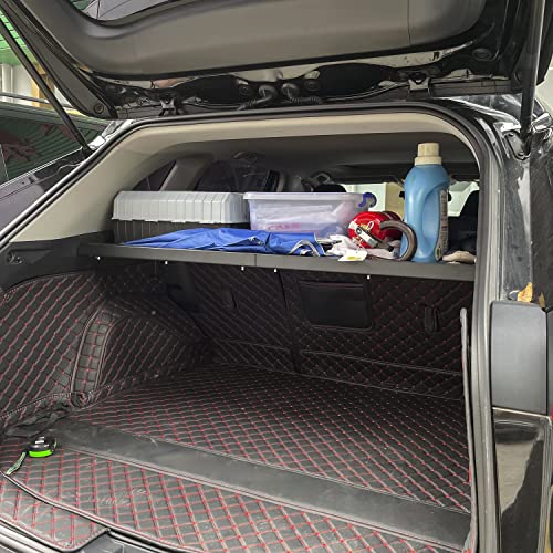 HIGH FLYING for Toyota RAV4 2019-2025 Car Accessories Modular Storage Molle Panel Cargo Shelf Organizer Luggage Carrier Rack Aluminum Alloy (with Split Cross Bar) - size: 2019-2025 with Split Cross Bar