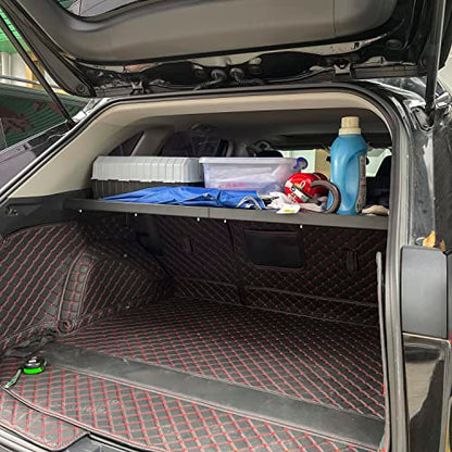 HIGH FLYING for Toyota RAV4 2019-2025 Car Accessories Modular Storage Molle Panel Cargo Shelf Organizer Luggage Carrier Rack Aluminum Alloy (with Split Cross Bar) - size: 2019-2025 with Split Cross Bar