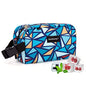 Cerbonny Small Lunch Bag, Freezable Lunch Bag, Small Cooler Bag, Insulated Mini Cooler Box with Ice Packs & Handle Buckle for Work Travel,Triangle Pattern - color: Triangle-1