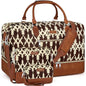 ITIEZY Weekender Overnight Bag for Women - Large Travel Duffel Bag with Shoe Compartment, Gym Duffel Bag Hospital Bag Carry On Tote Bags for Airplanes with Crossbody Bag Toiletry Bag 3Pcs Set - color: 8b-Brown