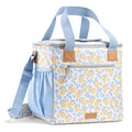 Fit & Fresh, 24-Can Soft Cooler Bag Insulated Leak-Resistant, Portable Soft Cooler, Large Cooler, Soft Sided Cooler Bag, Travel Cooler, Lemon Vines - color: Lemon Vines