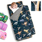 Primlect Toddler Nap Mat Extra Large Thickened 55''x35'', Soft Sleeping Bag with Detachable Minky Blanket and Pillow, Portable for Daycare, Preschool, Kindergarten, Travel, Boys and Girls - color: Green Dinosaur