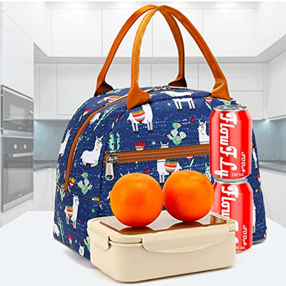 FlowFly Insulated Lunch Cooler Bag - Tote Bag Organizer for Women/Men, Alpaca - color: Alpaca