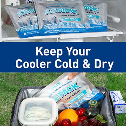 Cooler Ice Packs Reusable Ice Packs for Coolers Long Lasting Freezer Packs for Cooler Bag, Lunch Bags, Cooler Backpacks - color: 2 Pack - Lunch Box Ice Packs