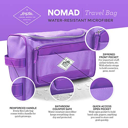 Convenience Kits International Women’s Super Premium 31 PC Travel Kit Featuring: Ensemble of Travel-Size Hair Care Products Plus Face, Body, Oral Care, Travel Essentials in Large Purple Toiletry Bag - style: Super Premium Kit