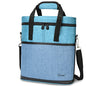 Tirrinia Insulated Wine Gift carrier - 3 Bottle Travel Padded Wine Carry Cooler Tote Bag with Handle and Adjustable Shoulder Strap, Blue - color: Blue