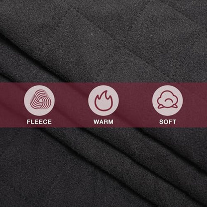 Preboun 4 Pack Large Waterproof Stadium Blankets Thick Warm Fleece Picnic Camping Blankets for Cold Weather Football Games Concerts Beach Outdoor Activities Homeless Donations(Dark Red) - color: Dark Red