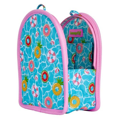 Loungefly Pool Day Light-Up Mini Backpack Insert Organizer