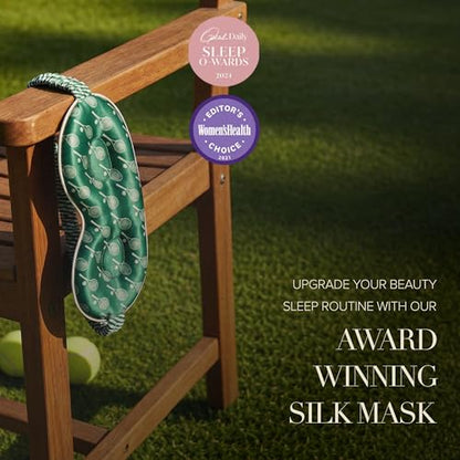 slip Pure Silk Contour Sleep Mask: Protect Your Delicate Lashes with Our Innovative, Lash-Friendly Design. Beauty Sleep with Slipsilk™ Comfort, 1 Contour Mask, Sleep & Leisure Club - color: Leisure Club