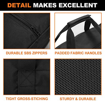 Sports Duffle Bag - Extra Large Travel Duffel Luggage Bag with Upgrade Zipper, Sturdy & Water Resistant, Black (Black 47inch) - size: 47inch