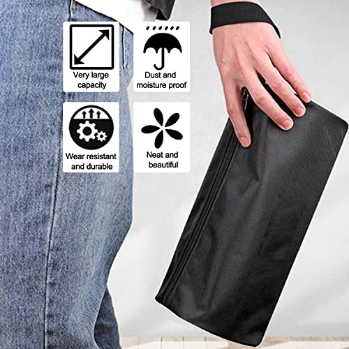5 Pack Canvas Tool Pouch of Two Sizes, Tool Pouches with Zipper, Multipurpose Zipper Bags Tools is Suitable for Storing Scattered Tools, Cosmetics, and Various Items (5 Colors)