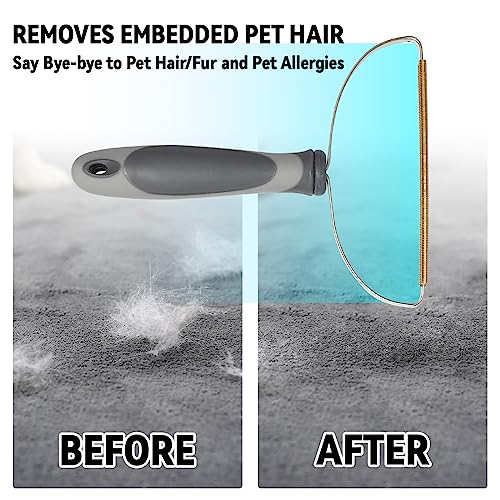 Pet Hair Remover Kit Set 3 Pack Portable Dog&Cat Hair Remover, Reusable Clothes Hair Remover for Sofas, Rugs, Pet Towers, Car Mats, Car Seats