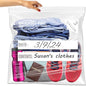 BEIDOU-PAC 3 Gallon Large Plastic Bags with Zipper Top, | 50 Count | 2 Mil | 16" x 18" | Heavy-Duty Reusable Clear Freezer Storage Bags - style: Zip | 3 gal 50 count