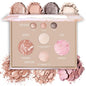 All-in-One Baked Makeup Palette with 3 Eyeshadows, 2 Highlighters, 1 Blush & 1 Bronzer - Highly Pigmented, Silky Smooth, Easy to Blend Full Face Make Up Pallet, Travel-Friendly Makeup Kit (01) - color: 01
