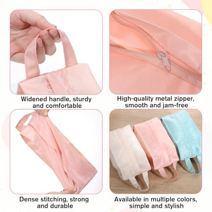 3 PCS Travel Underwear Organizer Bag with Zip, Mini Compression Travel Socks Storage Bag, Portable Packing Pouch for Traveling Underpants Lingerie Luggage Ties Cosmetics Accessories