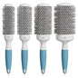 Round Brush Set for Blow Drying and Styling - Ceramic Ionic Thermal Brushes, Wet Hair Brush Bundle with Travel Bag for Women and Men - size: Bundle Set of 4 with Bag