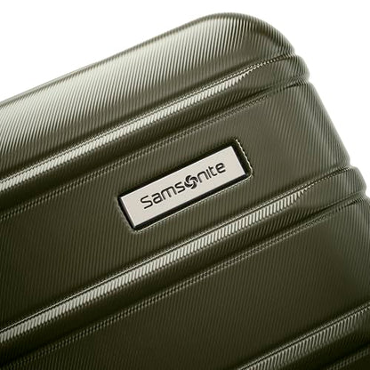 Samsonite Omni 2 Hardside 2 Piece Set - Includes Global Carry-On & Large Checked Suitcases - 360° Dual Spinner Wheels - Integrated TSA Lock & Expansion - Amazon Exclusive - Vita Olive - color: Vita Olive, size: 2-Piece Set (Carry-on/Large)