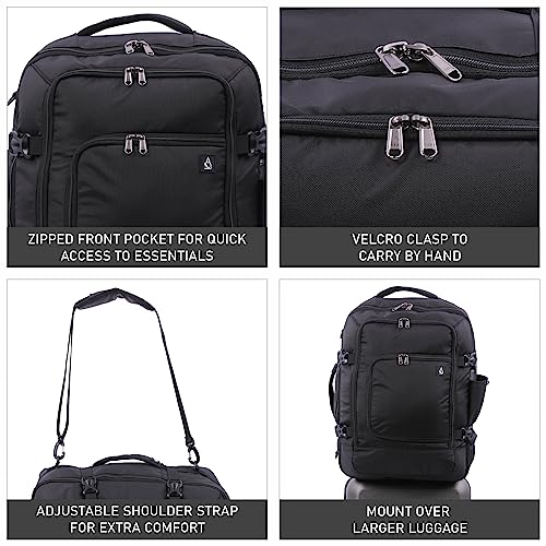 Aerolite 17x13x8” Jetblue Airlines Maximum Size Backpack Eco-Friendly Cabin Luggage Approved Travel Carry On Holdall Lightweight Shoulder Bag Flight Rucksack with YKK Zippers 5 Year Warranty - size: 17x13x8" JetBlue