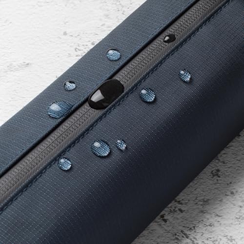 Comfyable Small Toiletry Bag for Men, Slim Mini Toothbrush Bag, Dopp Kit Bag - color: Blue, size: Small