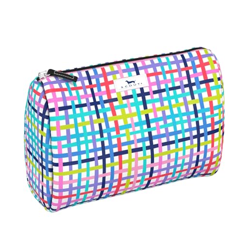 SCOUT Packin' Heat - Large, Water-Resistant, Zip Close Makeup Bag for Women- Toiletry Travel Bag - Cosmetic Bag - color: Off the Grid