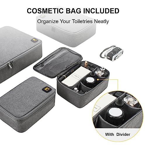 LEVEL8 4 Set Packing Cubes Travel Luggage Packing Organizers
