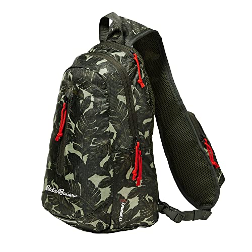 Eddie Bauer Stowaway Packable Sling Bag | Travel | Outdoor | Lightweight | Compact | Ripstop Nylon, Dark Loden-10L - color: Dark Loden