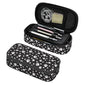 Perinsto Cute Dog Cat Paws Pencil Case Big Capacity Multi Compartment Stationery Box Pencil Pouch Holder Desk Organizer For School Office Home - color: Paws #02