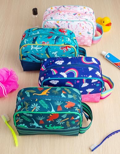 Stephen Joseph, Kids Toiletry Bag, Boys and Girls Toiletry Kit, Travel Bag - color: Dino