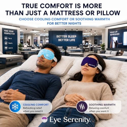 Lure Essentials Eye Serenity CHILL Self Cooling Eye Mask for Sleeping, Cooling Eye Patches for Dark Circles and Puffy Eyes, Cold Compress, Spa Relaxation and Self-care Gifts for Women & Men - color: CHILL Eye Mask 15 Pack, size: 15 Eye Masks