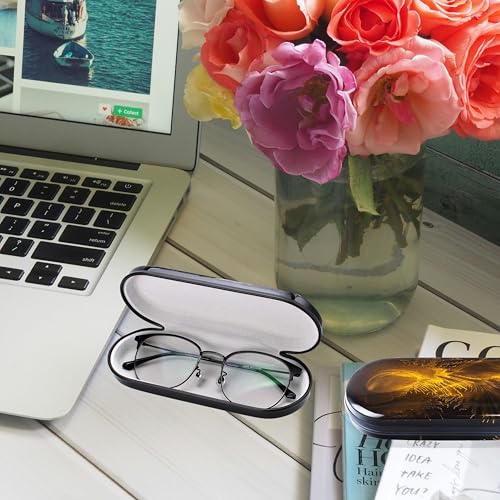 FEIQIAO Hard Shell Glasses Case, Men's And Women's Portable Travel Eyeglass Case - color: A-yellow