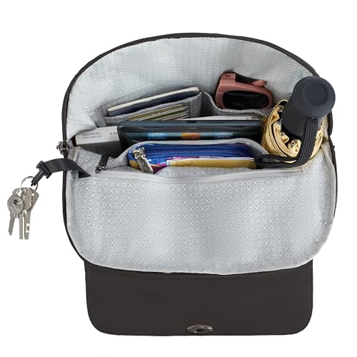 Travelon Anti-Theft Runways Compact Backpack - color: Smoke