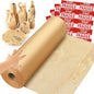 Honeycomb Packing Paper Wrap 15''x600', Substitute Alternative for Bubble Cushioning Wrap for Moving Shipping Packaging, Recyclable Moving Supplies with 48 Fragile Sticker Labels - size: 15''x600'