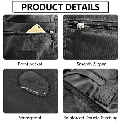 Travel Duffel Bag Lightweight Foldable Travel Bag for Women and Men Waterproof Tote Carry On Luggage Bag Weekender Overnight Bag (Blue+Green+Red+Black) - color: 4PCS