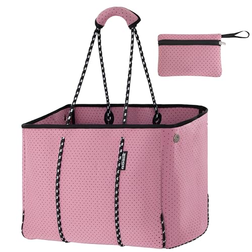 QOGiR Multipurpose Gym Beach Bag, Light Weight, Large, Sports … … - color: Dusty Rose, size: X-Large