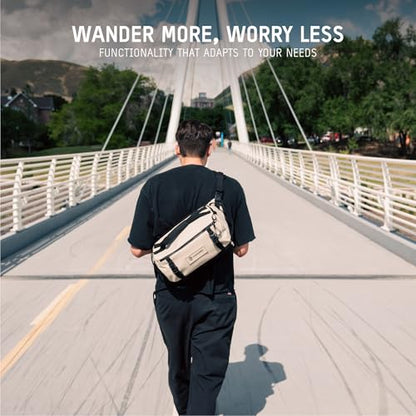 WANDRD ROGUE V1 9L Sling: Compact Camera Sling and Crossbody Bag with Fast Access, 3-Way Carry– Lightweight Everyday Bag Great for Travel, Photography, and Daily Use (Yuma Tan) - color: Yuma Tan, style: 9l