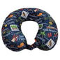 Wolf Essentials Adult Soft Memory Foam 12 x 13-inch Travel Neck Pillow, Compact, Perfect for Plane or Car, California - style: California