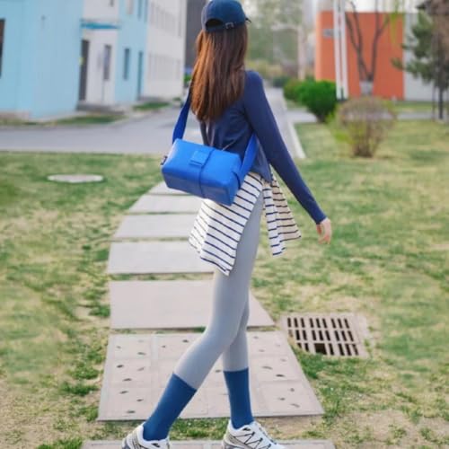 WaJuemy Women's Sweater Shawl Wraps Sleeves Knitted Collar Sweater Scarf Top Casual Lightweight Shoulder Cape Accessories - color: 17 White/Sky Blue