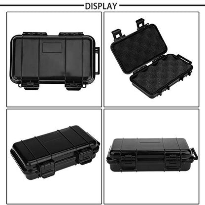 Survival Storage Box, Shockproof Outdoor Container with Airtight Design for Multi-Use in Camping & Travel (ABS Material, Water- &)