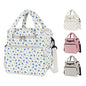 Women's Insulated Lunch Tote Bag - Inch Quilted Lunch Box for Women, Large Waterproof Cooler Bag with Pockets for Work, Picnic, Adult (blue flower) - color: blue flower