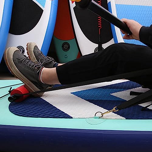 Kayak Foot Braces,Cushion Pedal for Kayak,Foot Rest Peg with 2 Straps for Kayak Boat,Practical Footrest Pedal Black