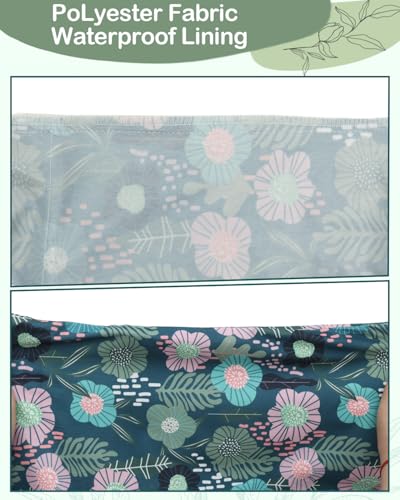 babygoal Floral Wet Dry Bags 3 Pack, Waterproof Travel Bags for Swimsuits, Beach, Pool, Gym,Food Storage and Wet Clothes,3LN45-B - color: Flowers#45