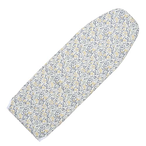 Seiritex Over the Door Ironing Board Cover 14 x 42 inch, Thick Padding and Heat Reflective with Hook and Loop Fasteners, 3 Layers Iron Board Cover (Flora) - color: Flora, size: 14x42