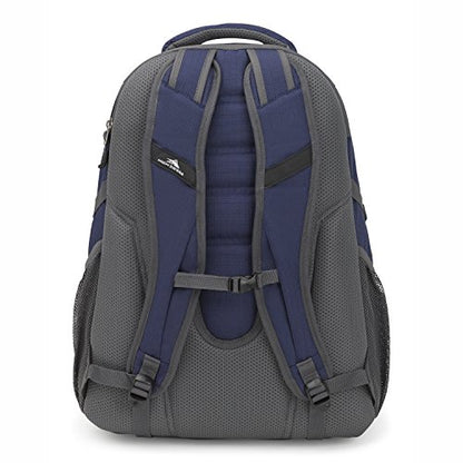 High Sierra Access 2.0 Laptop Backpack, True Navy/Mercury, One Size Dark Blue - color: Dark Blue
